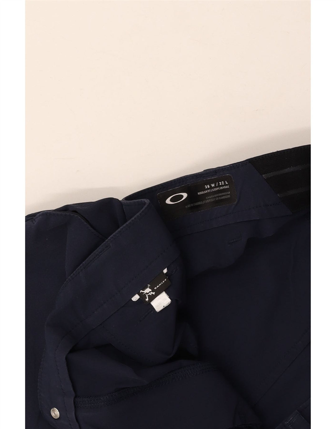 Pantaloni chino pentru bărbați OAKLEY Regular Fit W36 L32 bleumarin