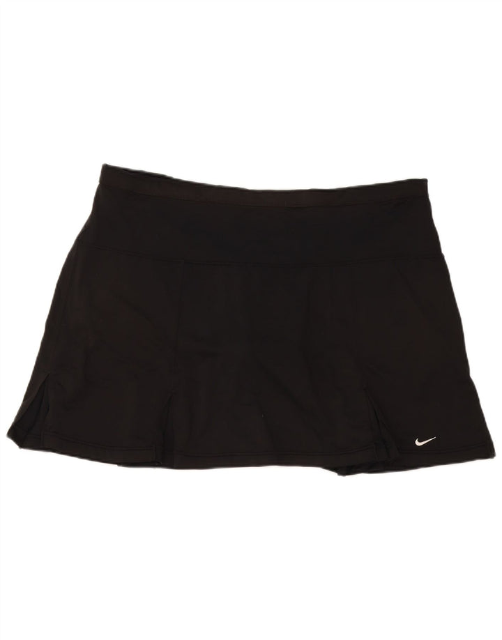 Skort Nike Dri Fit pentru femei UK 18 XL, poliester negru