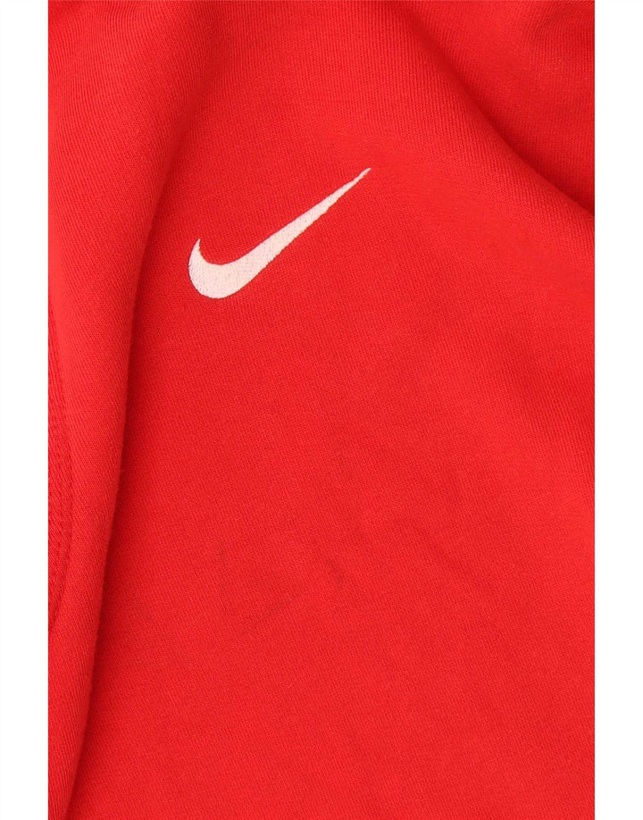 Pulover Nike Grafic pentru bărbați, bumbac roșu mediu