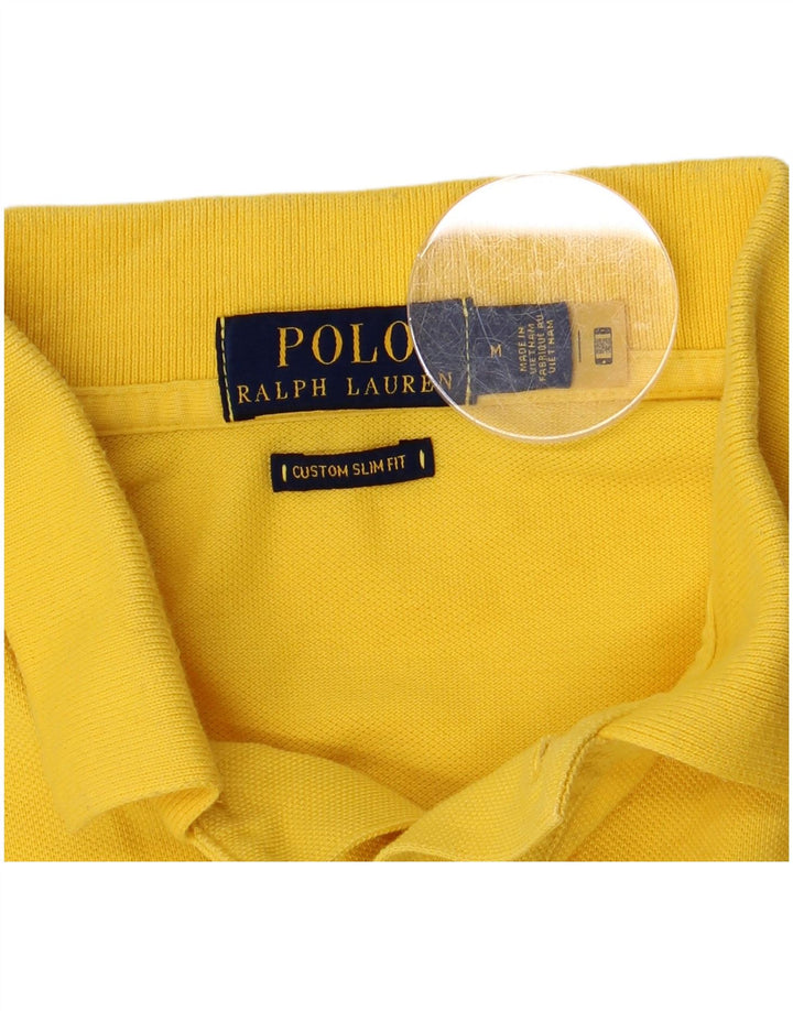 POLO RALPH LAUREN Tricou polo personalizat pentru bărbați, slim, galben mediu