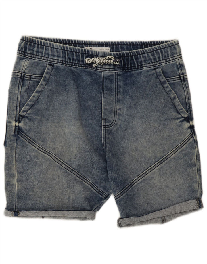 Pantaloni scurți din blugi pentru bărbați Zara, mari W32, bumbac albastru