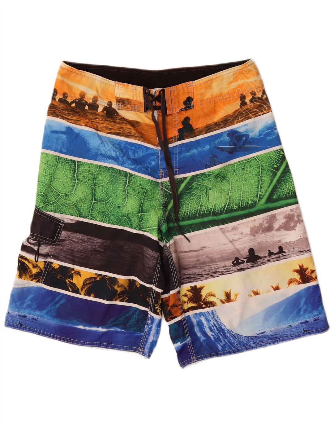 Pantaloni scurți de înot cu grafică pentru bărbați Billabong, cu dungi medii, multicolore