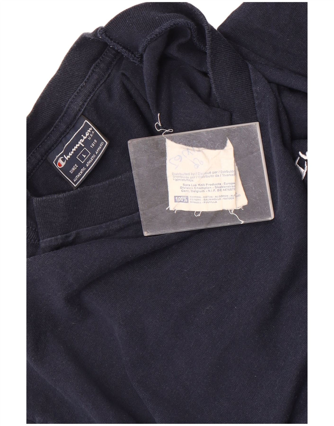 Tricou pentru bărbați Champion Top mare din bumbac bleumarin