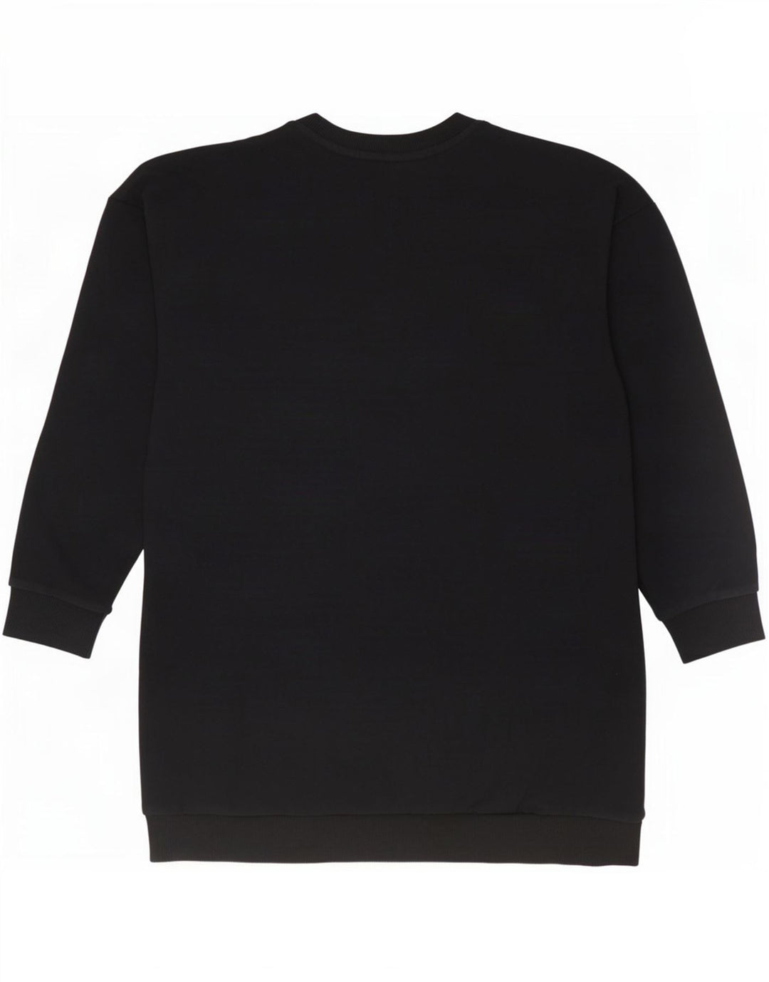 Adidas Womens Oversized Sweatshirt Jumper Dress UK 12/14 Medium Black
