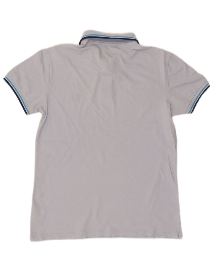 Cămașă polo Fred Perry pentru bărbați, bumbac cu dungi albastre medii