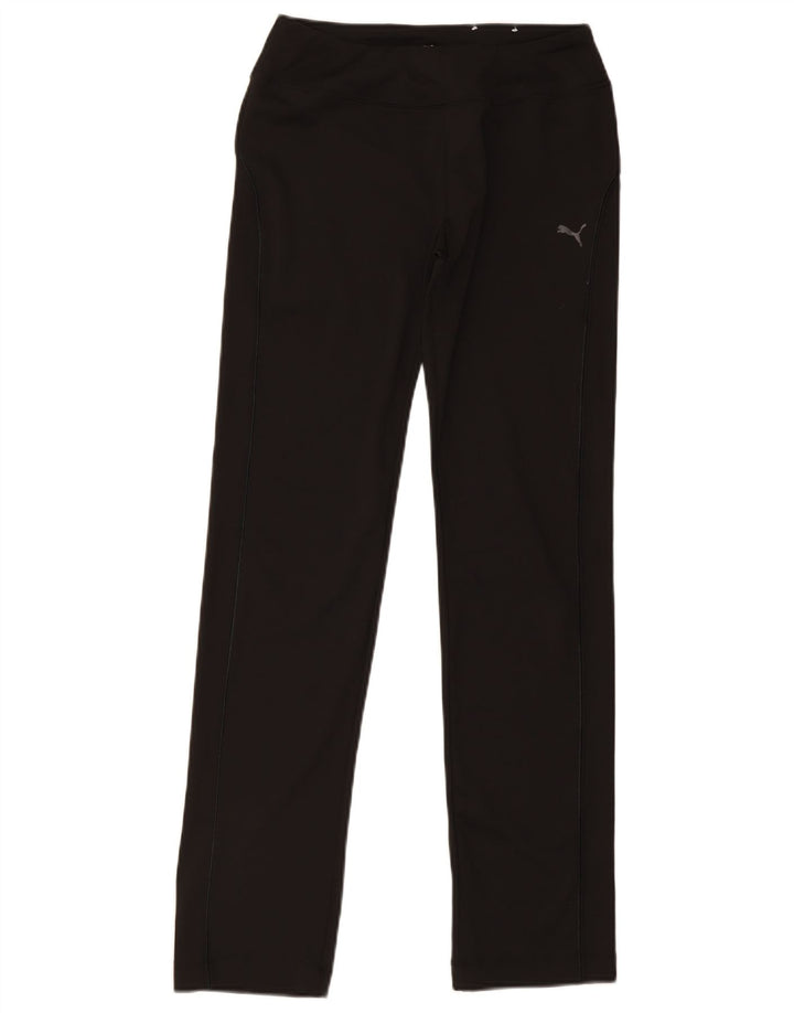 Pantaloni de trening Puma pentru femei UK 12 Poliester mediu negru