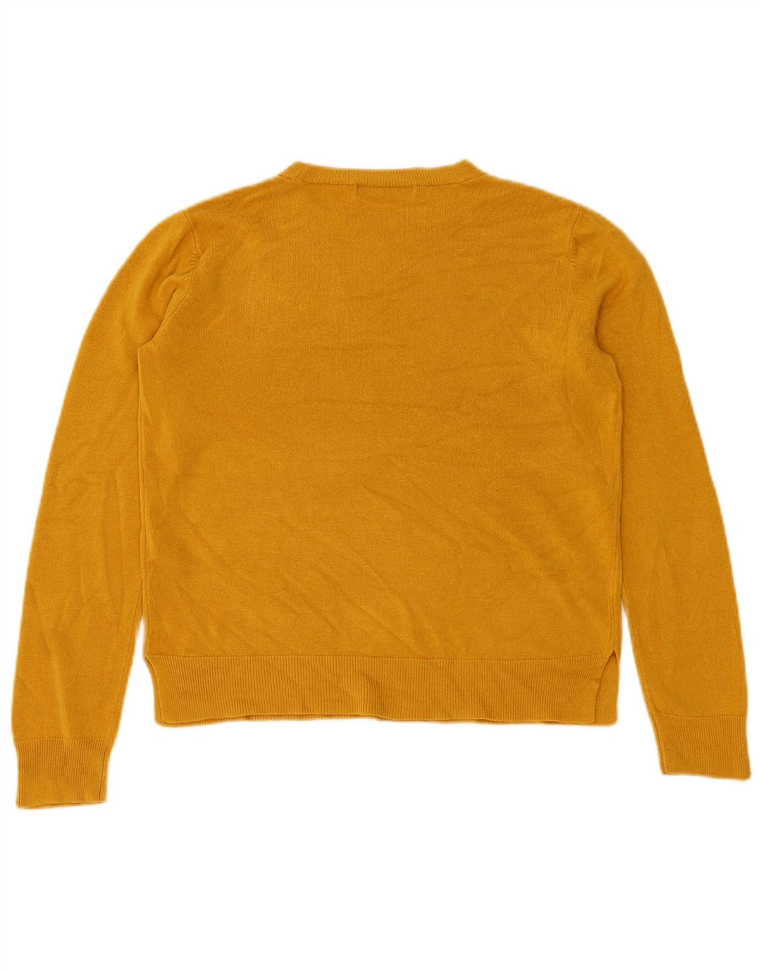 Pulover pentru femei Marks & Spencer cu decolteu triplu UK 12 Galben mediu acrilic