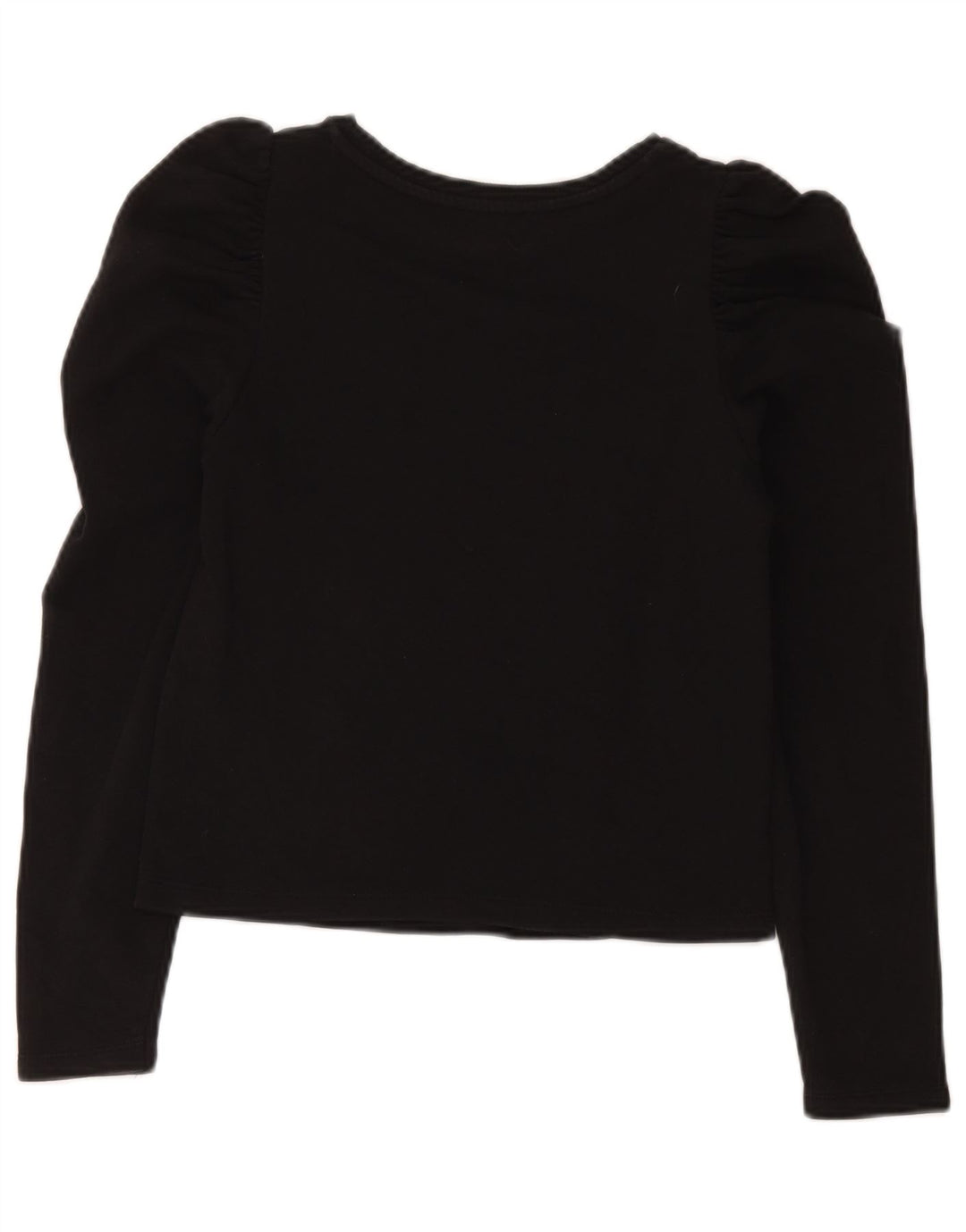 Crop Top pentru femei Zara cu mânecă lungă UK 8 Mic Negru