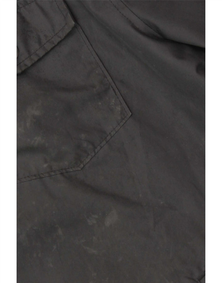 Jachetă de vânt cu glugă Levi's pentru bărbați UK 38 Poliester mediu negru