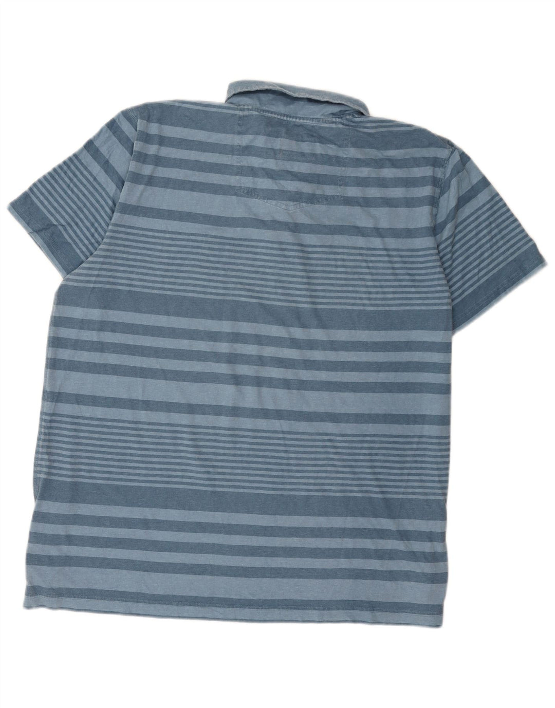Tricou polo pentru bărbați Fat Face 2XL, bumbac cu dungi albastre