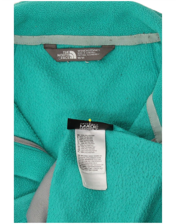 Jachetă The North Face pentru femei Liner Fleece UK 14 Medium Turcoaz Poliester
