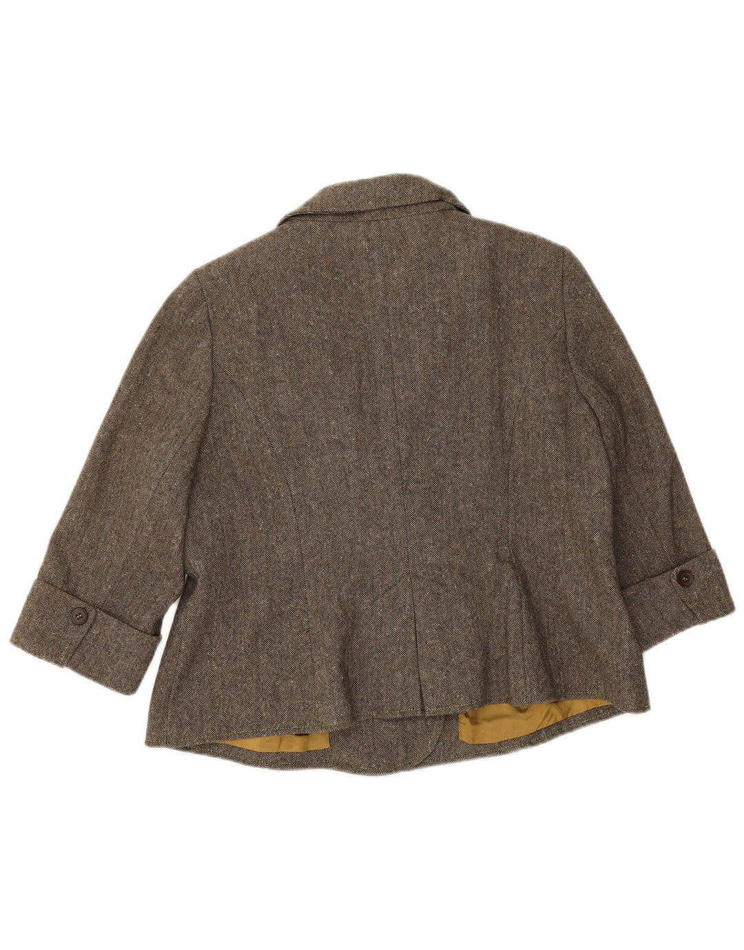 Manșon scurt pentru femei Monsoon cu mânecă 3/4 Marea Britanie 18 XL, lână gri cu oase