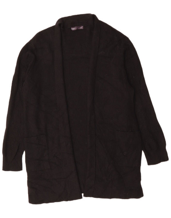Pulover cardigan deschis pentru femei Marks & Spencer UK 24 4XL Negru