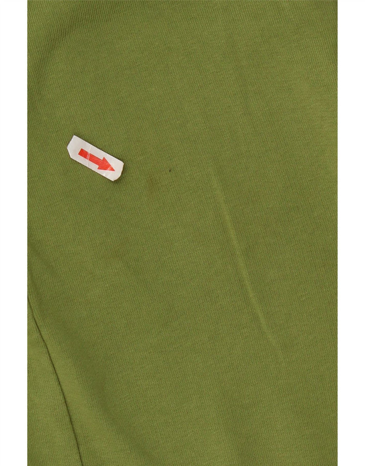Pantaloni scurți sport grafic Jeep pentru bărbați, bumbac verde mediu
