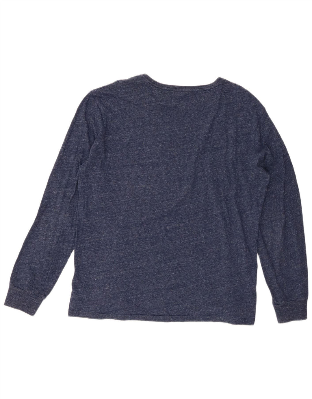 Top pentru bărbați RALPH LAUREN cu mânecă lungă mare, albastru bleumarin, bumbac cu pete