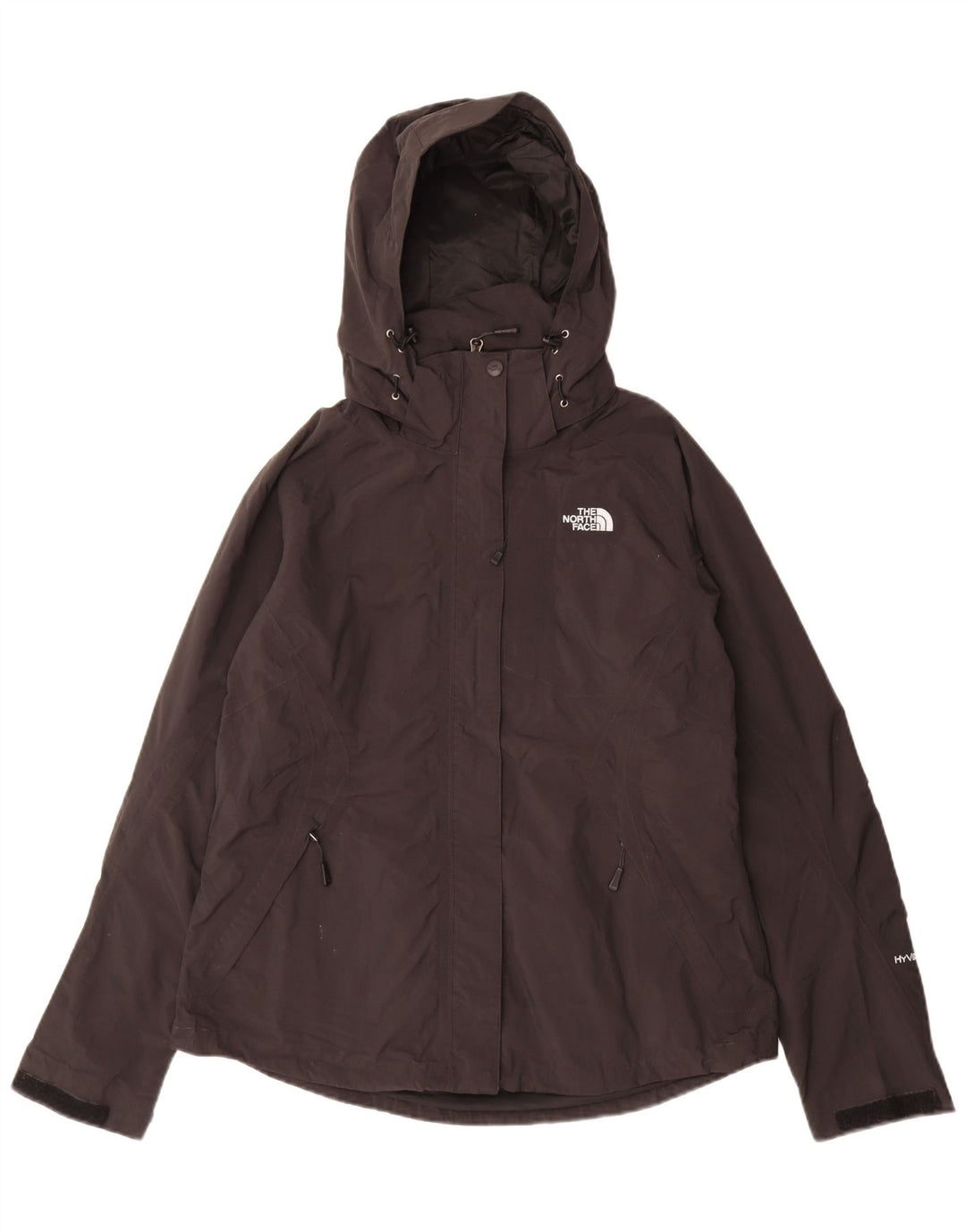 The NORTH FACE Jachetă de ploaie cu glugă Hyvent pentru femei UK 16, mare, negru, nailon