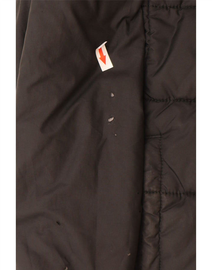 Jachetă căptușită reversibilă cu glugă The North Face pentru băieți 9-10 ani mediu negru