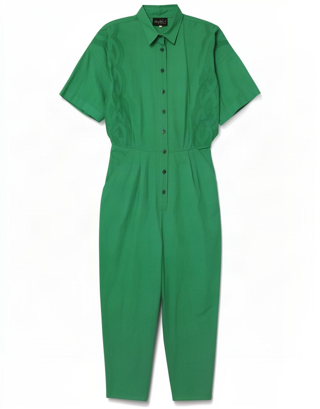 De Pletrl Salopetă cu mânecă scurtă pentru femei IT 44 Medium Green