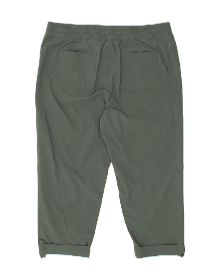 EDDIE BAUER Womens Tracksuit Trousers Large Khaki Nylon Vintage Eddie Bauer and Second-Hand Eddie Bauer from Messina Hembry 