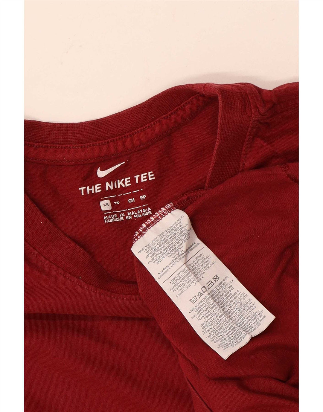 Tricou pentru bărbați Nike Top XS Bumbac roșu