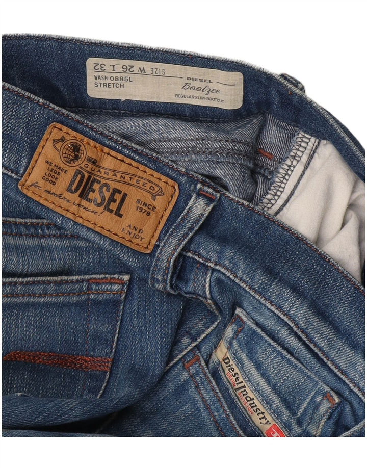 Jeans Bootzee Regular Slim Bootcut pentru femei Diesel W26 L32 Bumbac albastru