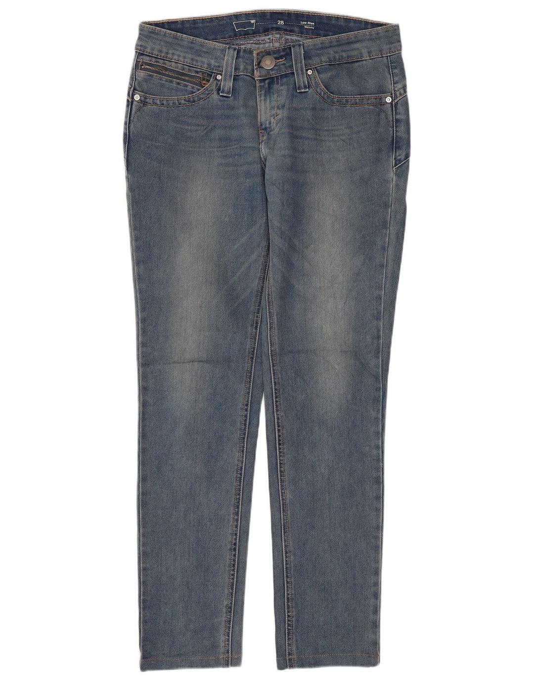 Blugi skinny cu talie joasă LEVI'S L28 L28 Albastru