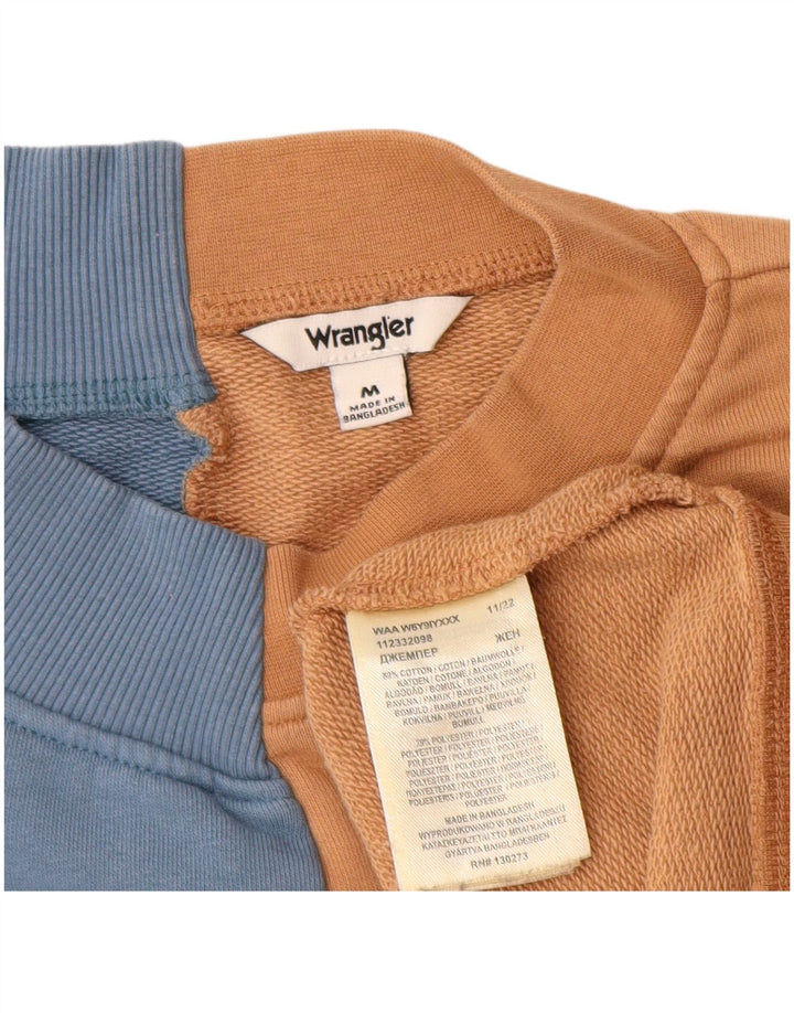 Hanorac grafic pentru bărbați Wrangler Pulover, albastru mediu, bumbac color-bloc