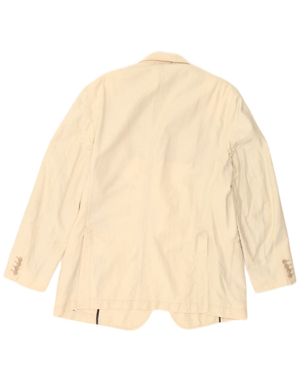 Massimo Dutti Jachetă pentru bărbați cu 2 nasturi EU 56 XL bumbac bej