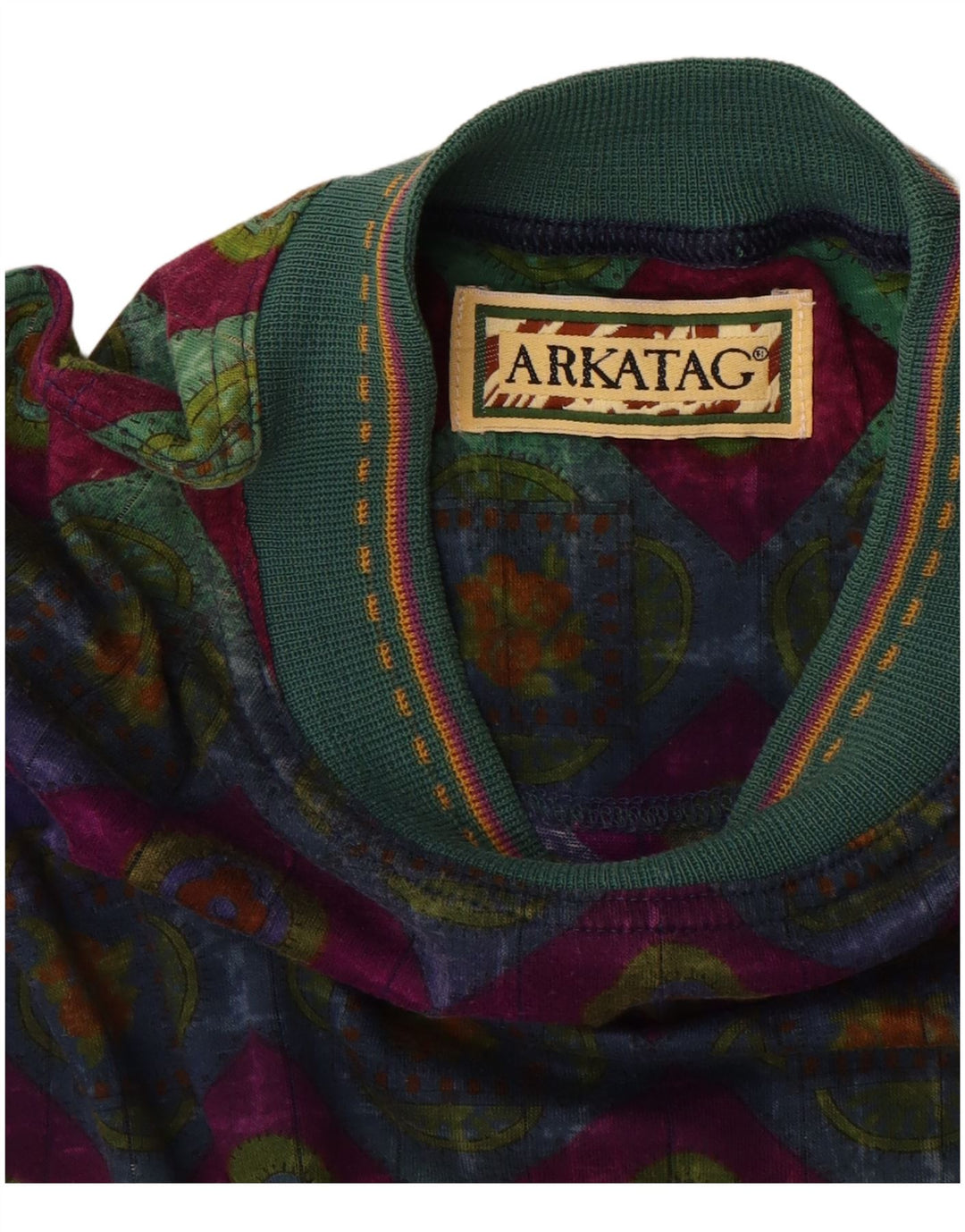 Tricou grafic pentru bărbați vintage Top mare multicolor geometric