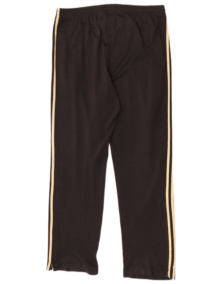 Pantaloni de trening Adidas pentru bărbați, poliester mediu negru