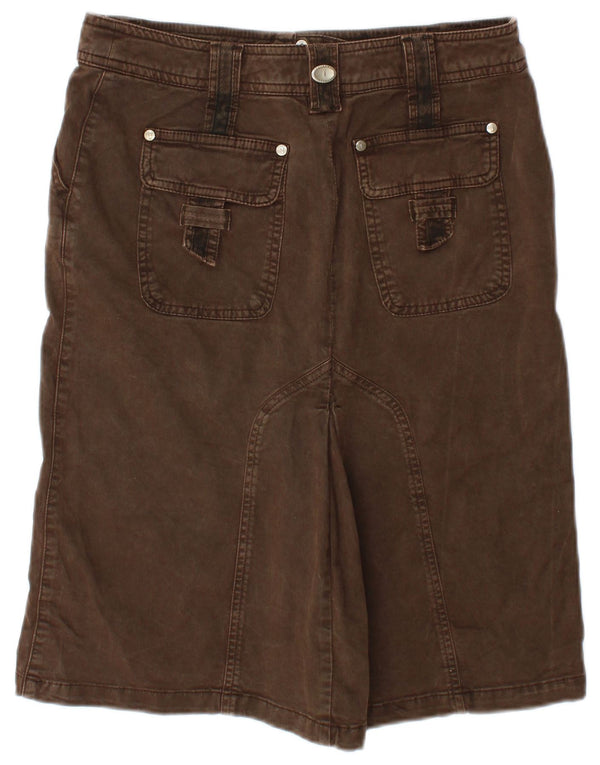 Trussardi Fusta Denim pentru Femei IT 42 Medium W30 Maro Bumbac