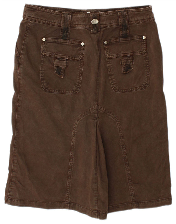 Trussardi Fusta Denim pentru Femei IT 42 Medium W30 Maro Bumbac