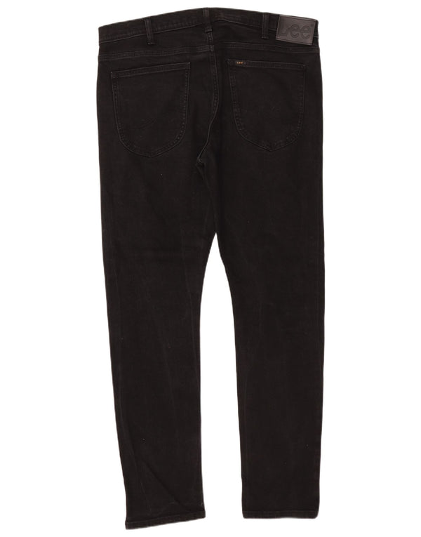 Blugi Lee Luke Tapered Slim W36 L32 bumbac negru