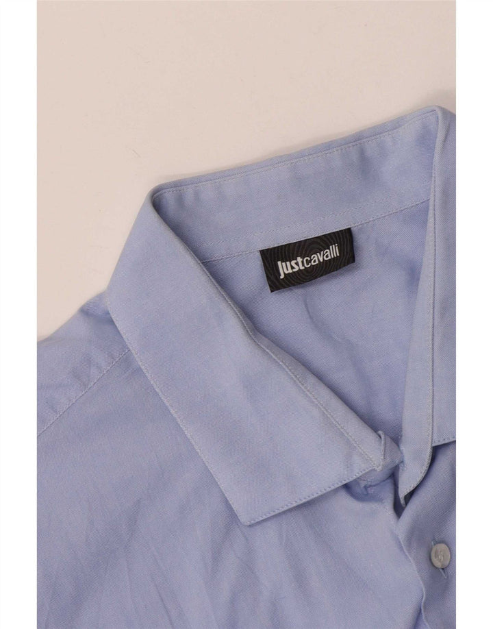 Cămașă pentru bărbați Just Cavalli Mărimea 45 17 3/4 XL Albastru