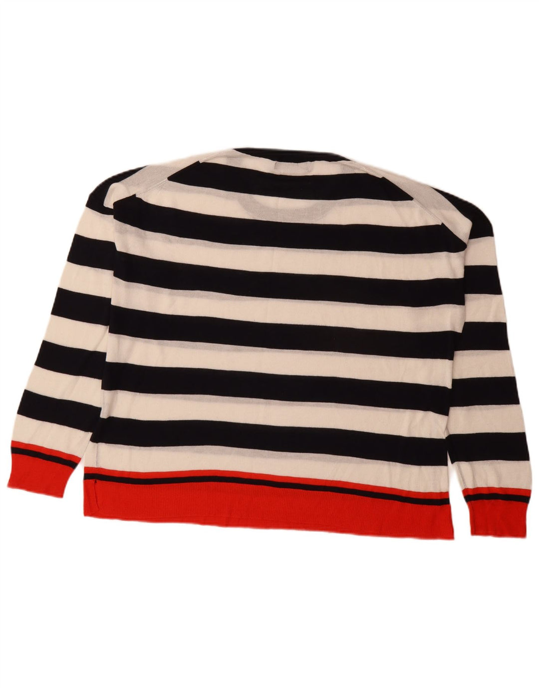 Pulover pentru damă Zara, cu gât turnut, mare, cu dungi multicolore
