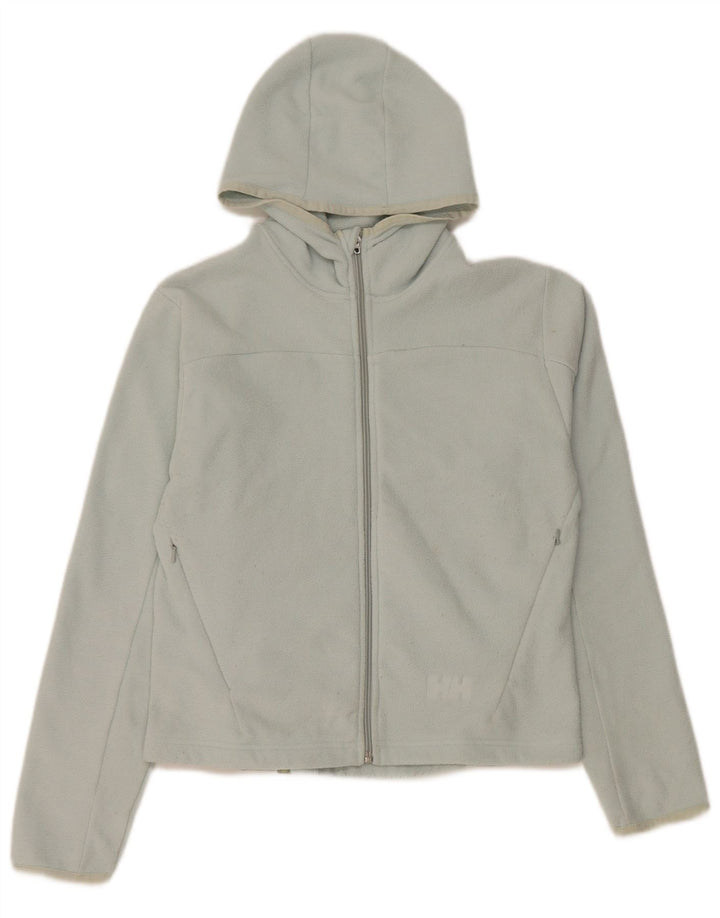Jachetă din lână cu glugă Helly Hansen pentru femei UK 10 Small Blue Poliester