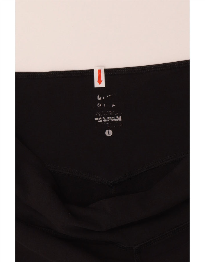 NIKE Womens Dri Fit Capri Leggings UK 14 Large Black Vintage Nike and Second-Hand Nike from Messina Hembry 
