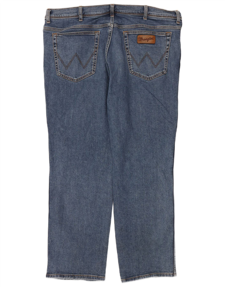 Blugi drepte pentru bărbați Wrangler Texas W44 L30 bumbac albastru
