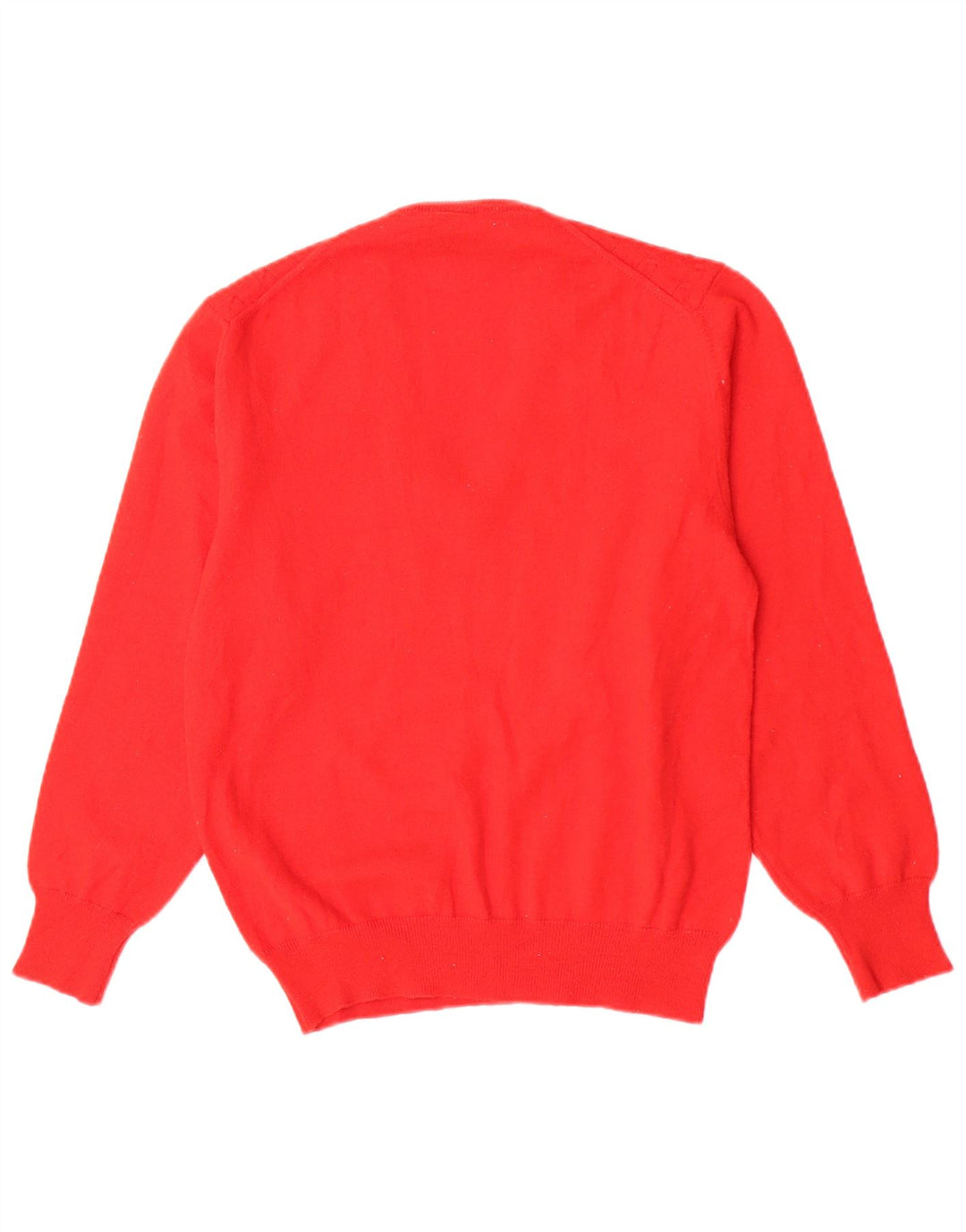 Pulover pentru femei Mapier cu decolteu în V UK 14 Lână roșie medie