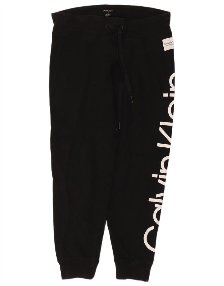 CALVIN KLEIN Pantaloni de trening pentru femei Pantaloni de jogging UK 14 Medium Black