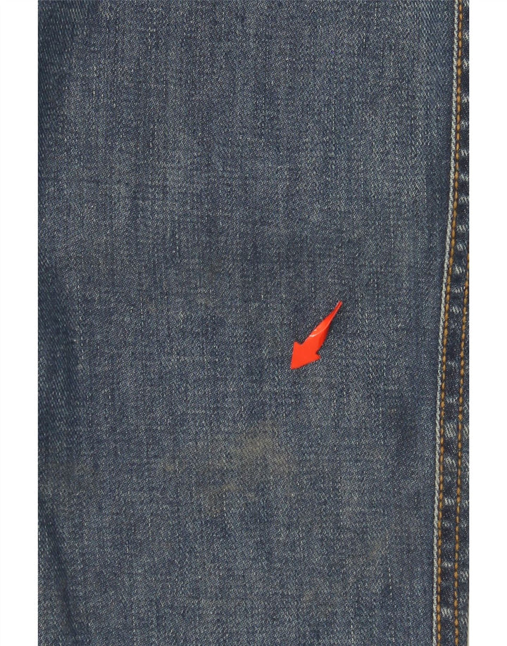 WRANGLER Blugi drepti pentru bărbați W34 L34 Bumbac albastru