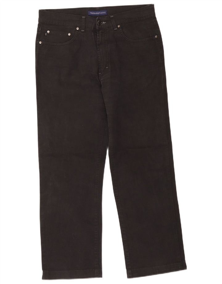 Blugi Trussardi pentru bărbați, bumbac negru W36 L26