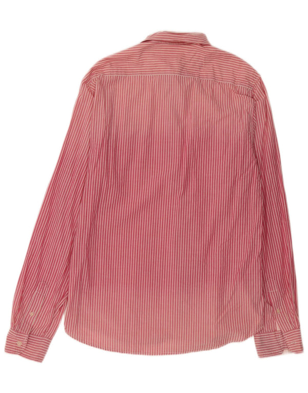 Cămașă pentru bărbați Scotch & Soda, bumbac mare cu dungi roz