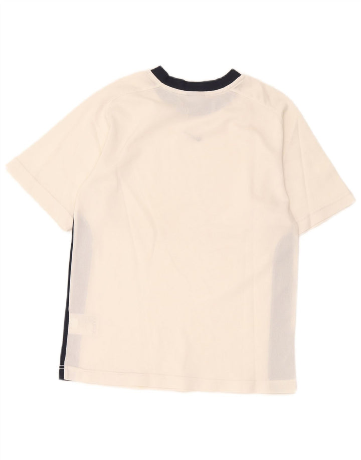 Tricou pentru băieți Nike Top 10-11 ani, mediu alb, poliester color bloc