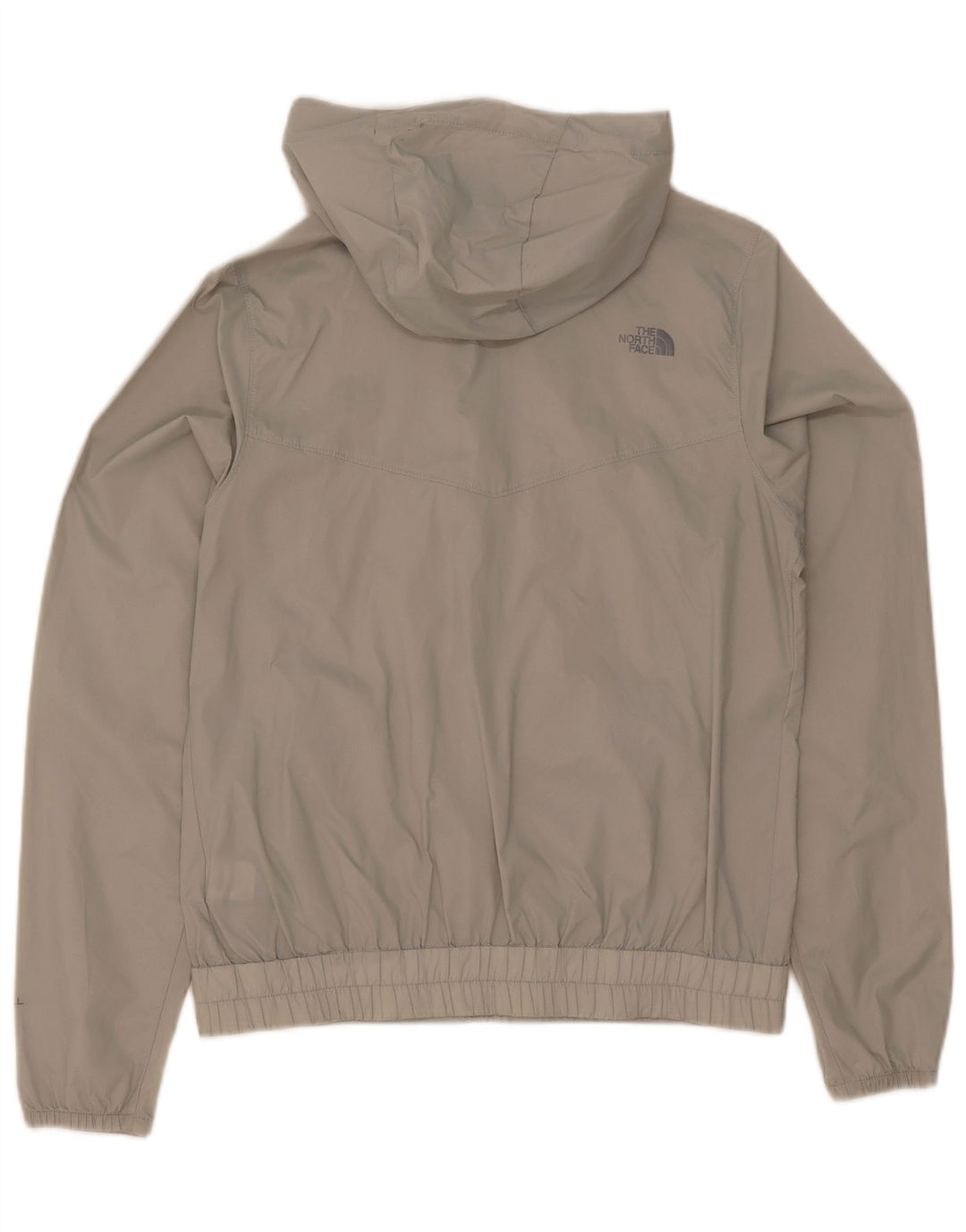 Jachetă de ploaie supradimensionată cu glugă The North Face pentru femei UK 10 Small Gri Nylon