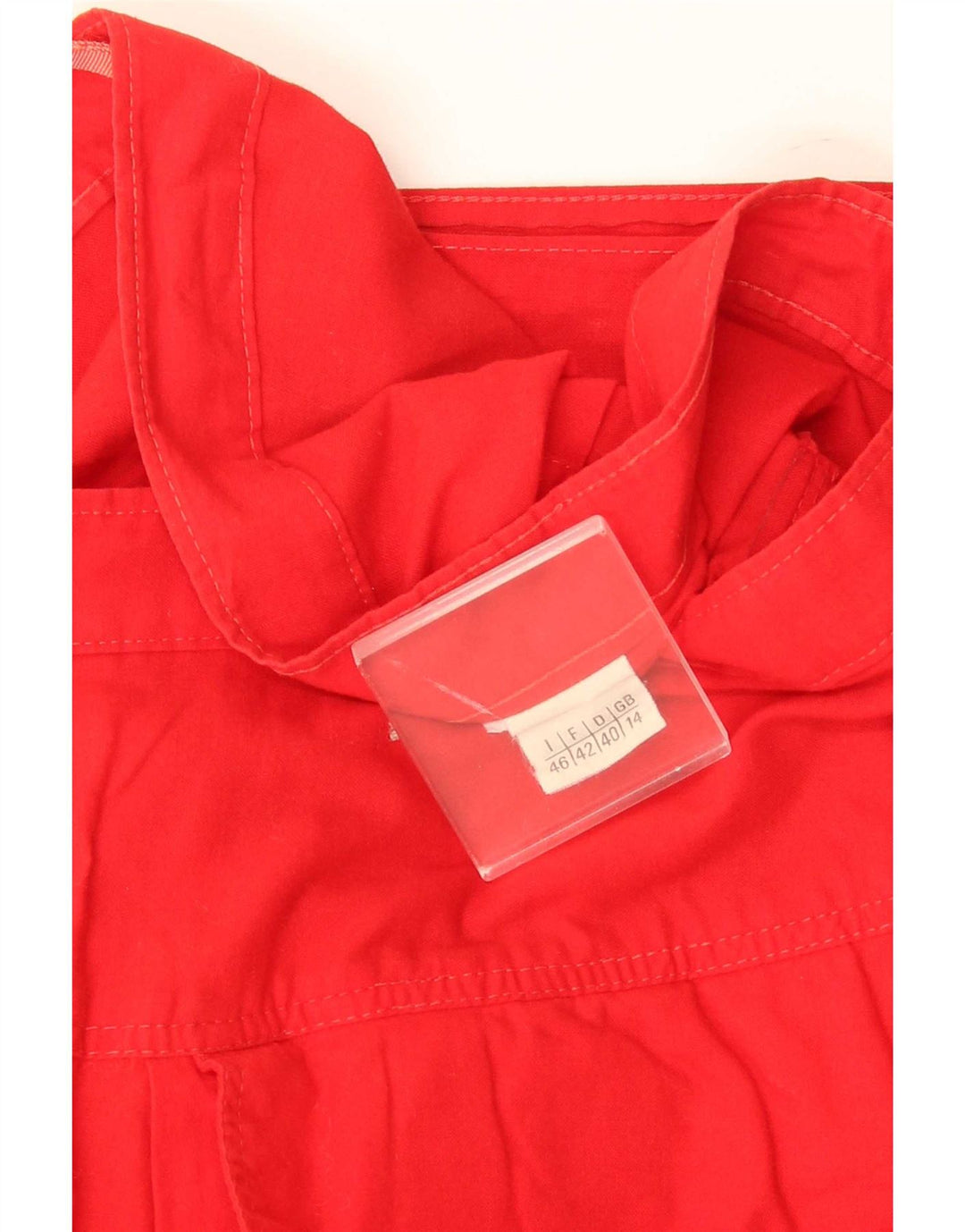 Fusta cargo vintage pentru femei UK 14 Medium W28 Red