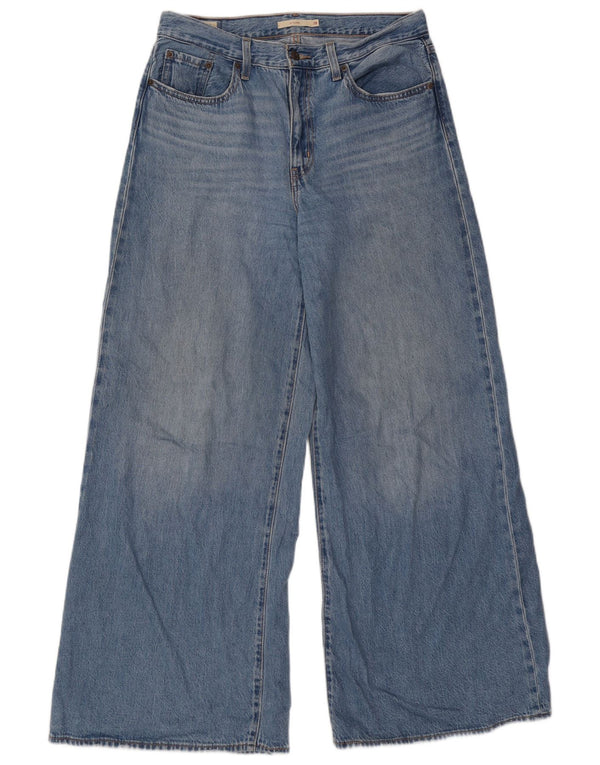 Levi's Womens Wide Leg Jeans W28 L32 Blue Cotton