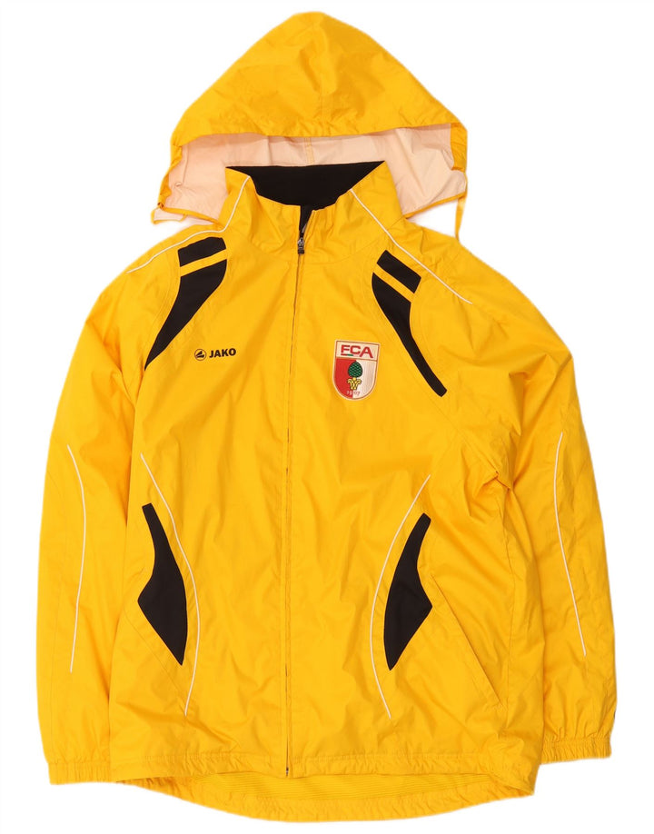 Jako pentru bărbați cu glugă de ploaie cu grafică UK 38 Medium Yellow Colorblock