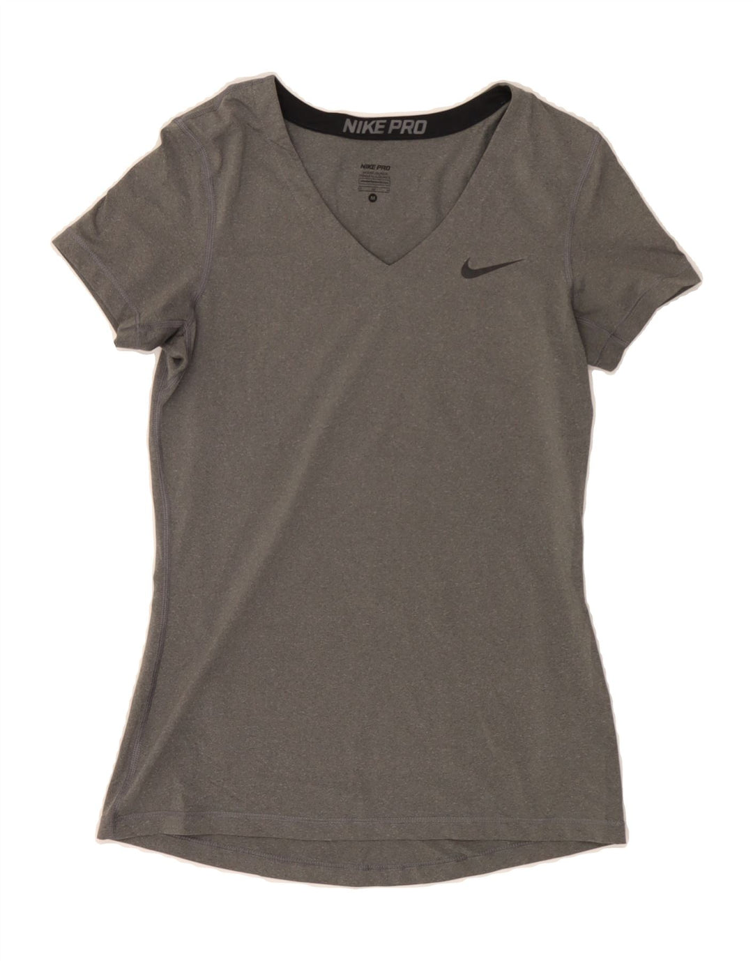 NIKE Womens T-Shirt Top UK 12 Medium Grey Polyester Vintage Nike and Second-Hand Nike from Messina Hembry 