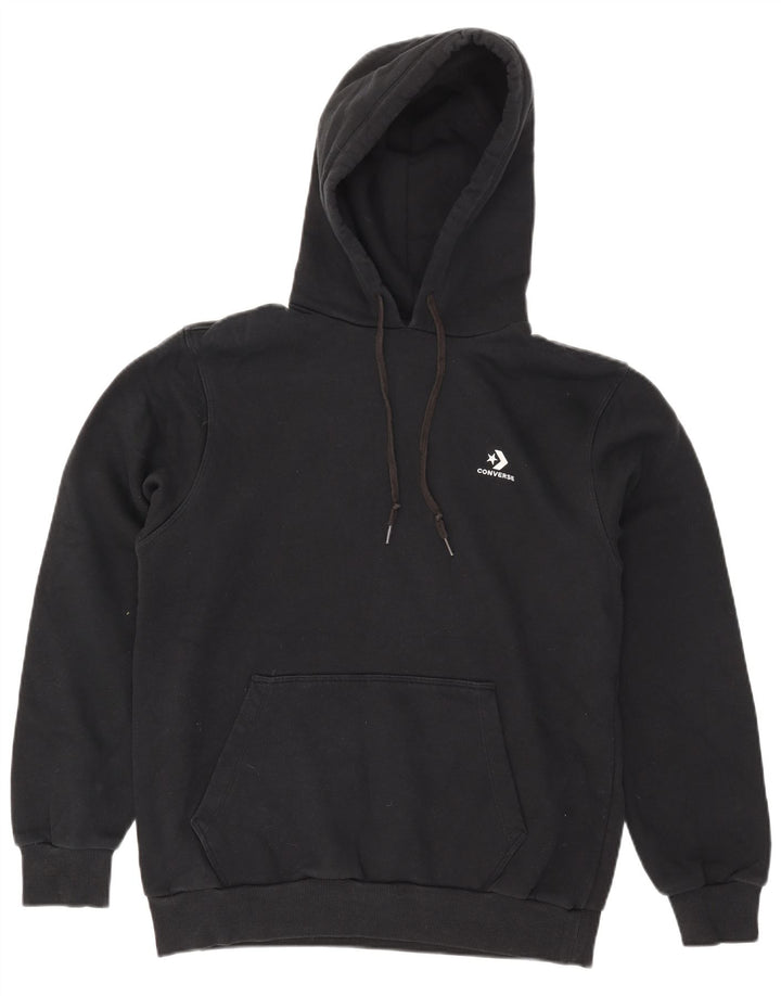 Pulover Converse pentru bărbați, bumbac mare, negru